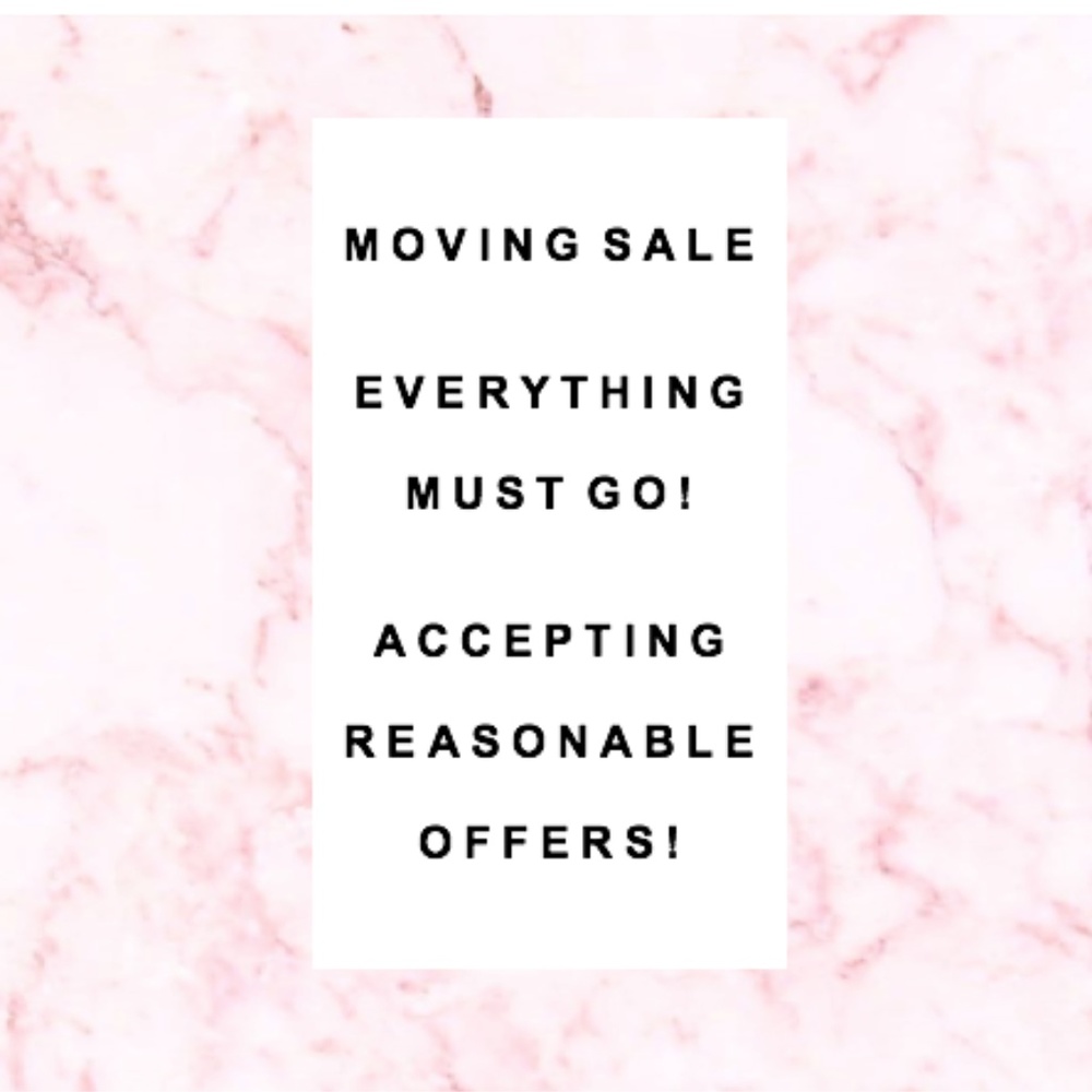 MOVING SALE!! ACCEPTING REASONABLE OFFERS!